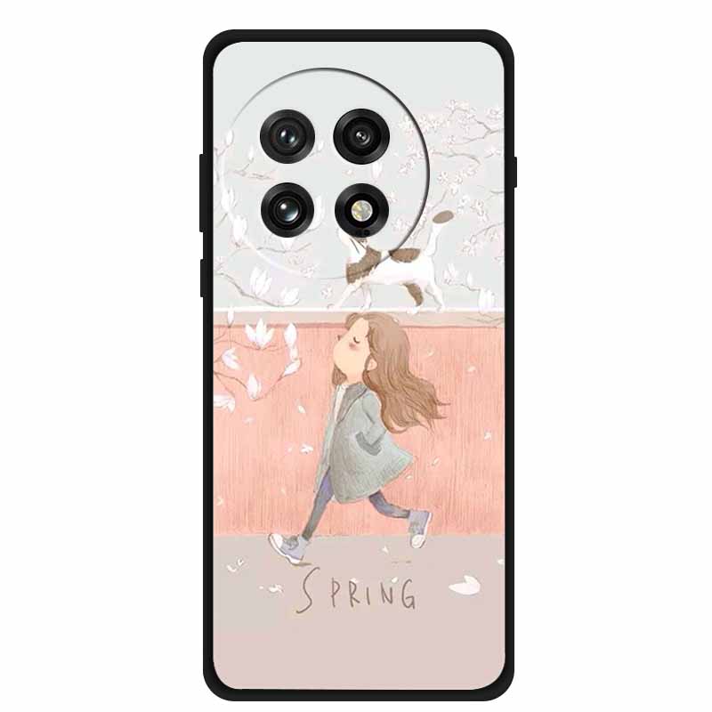 For OnePlus 13R 5G Case Cute Animal Printing Silicone Soft Bumper Covers for Oneplus 13R 1+13 R TPU Coques Phone Cases Back Capa