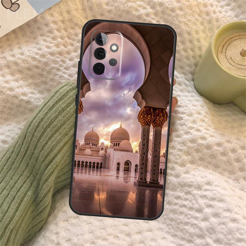 Arabic Muslim mosque building Case For Samsung Galaxy A35 A15 A55 A53 A33 A13 A36 A56 A26 A16 A22 A32 A52 A54 A34 A05 A06