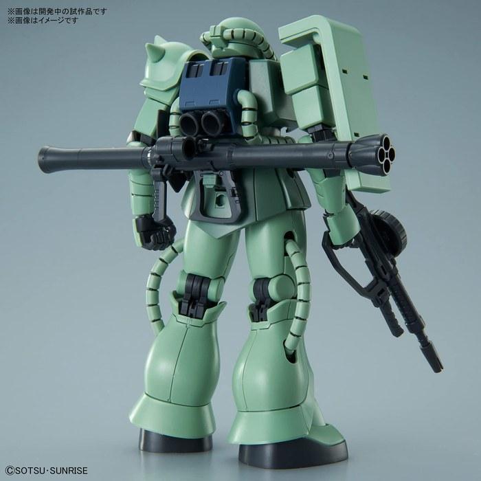 Bandai SPIRITS HG Mobile Suit Gundam Zaku II 1/144 Scale Model Kit Green 30 X 19 X 8 Cm