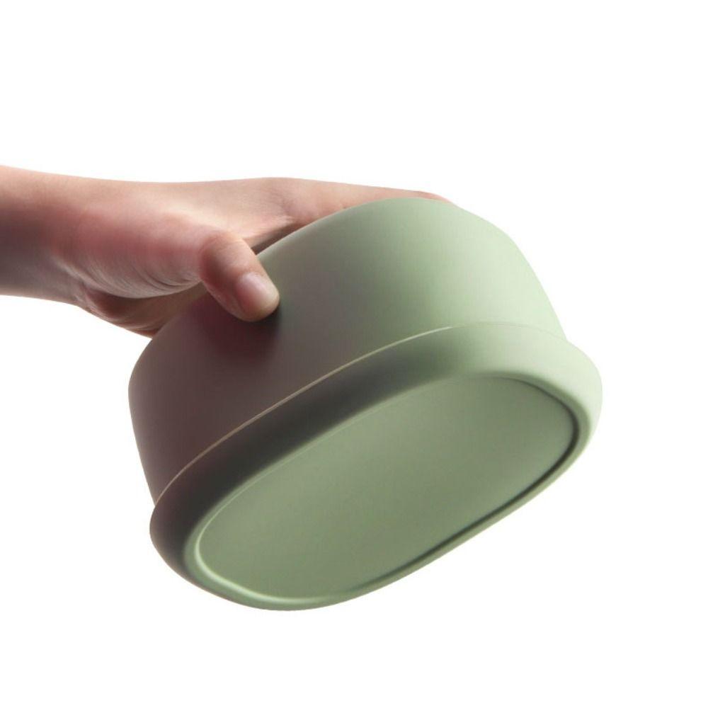 Heat Resistance Silicone Lunch Box Oval Food Container Snack Box Food Storage Box  Travel