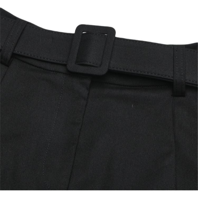 Fila Heritage Series Fashion Simple Loose Solid Color Casual Long Skirt Women Skirts Black F11W448302F-BK