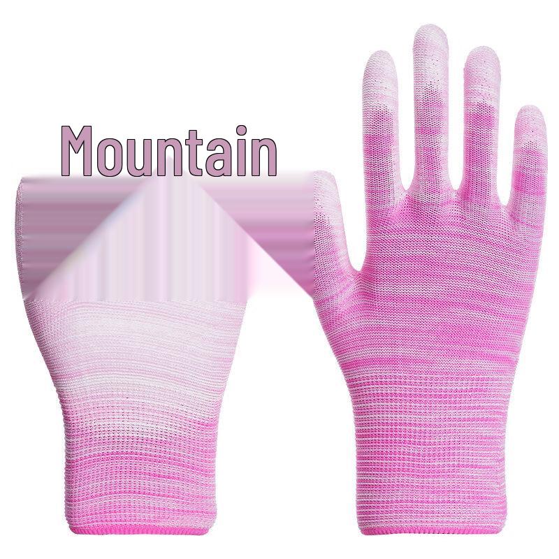 PU Anti-Static Palm Coated Work Gloves