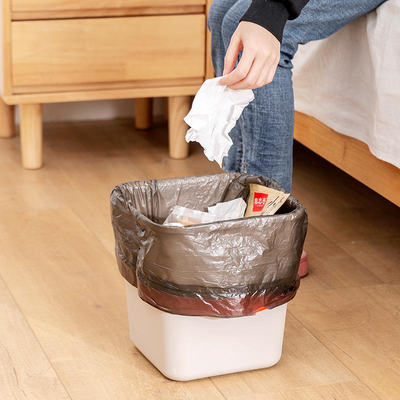 Thickened Automatic Drawstring Kitchen Trash Bags, Disposable