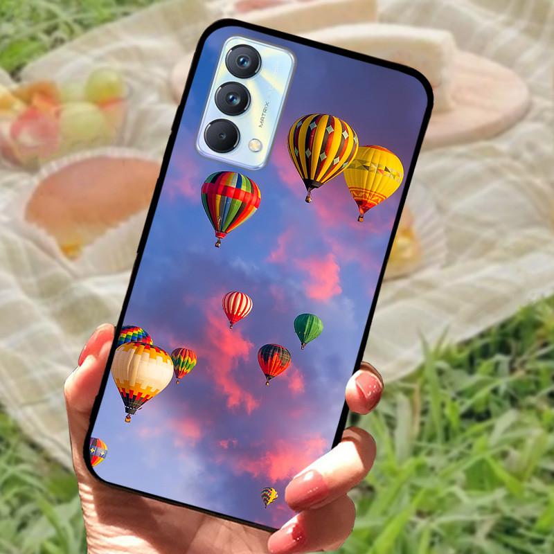Für Realme GT Master Edition Hülle Marmor bemaltes Cover Weiches Silikon Stoßfeste Handyhülle Für Realme GT Master Hülle Bumper