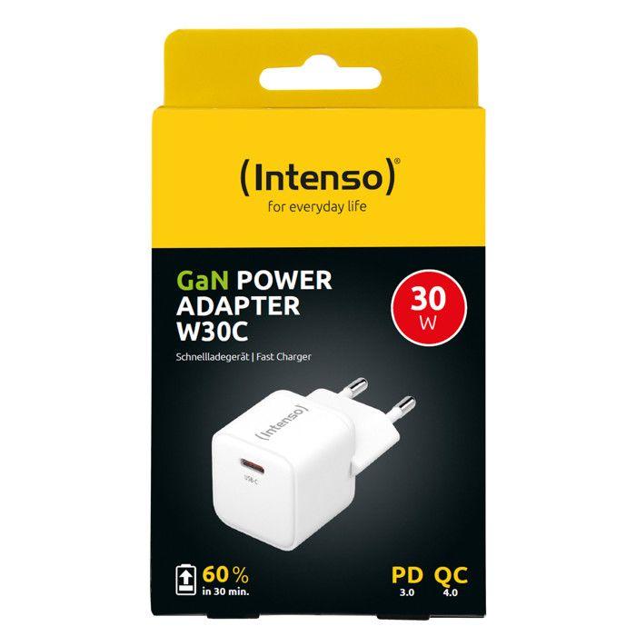 Nástěnná nabíječka - INTENSO - W30C - 30 Wattů - USB-C - Technologie GaN