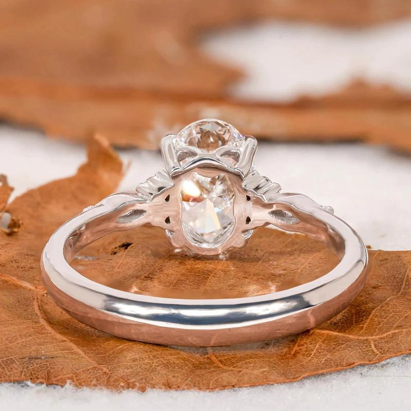 2025 Lightweight Luxury Women's Engagement Ring Wedding Jewelry Fashion Super Shining Zircon Ring