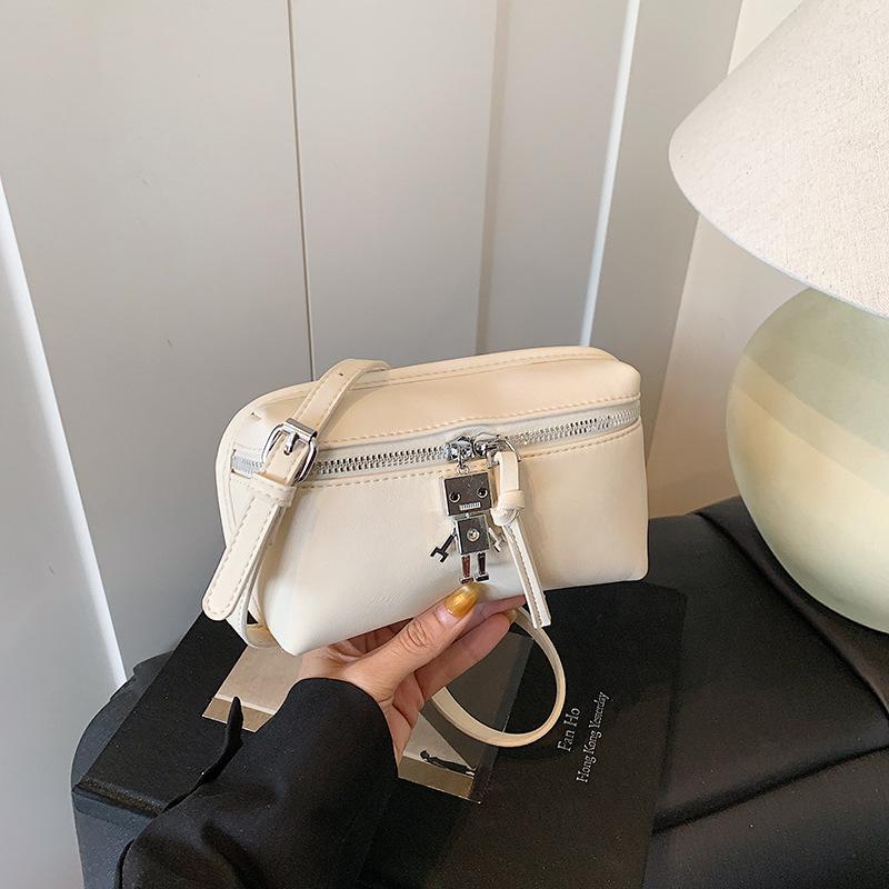 

Изысканная маленькая сумка женская новая модная универсальная сумка-мессенджер трендовая мини-коробка маленькая квадратная сумка белый