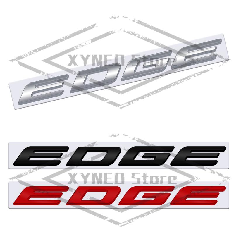 1Pc Car Sticker Metal For  Edge Logo ST Line Emblem Badge Trunk Decal Auto Accessories