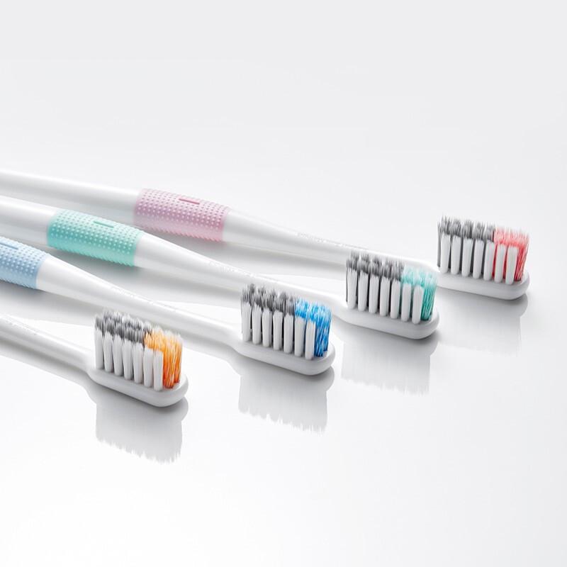 DR.BEI Bass Method Soft Bristle Toothbrushes (4-Pack)