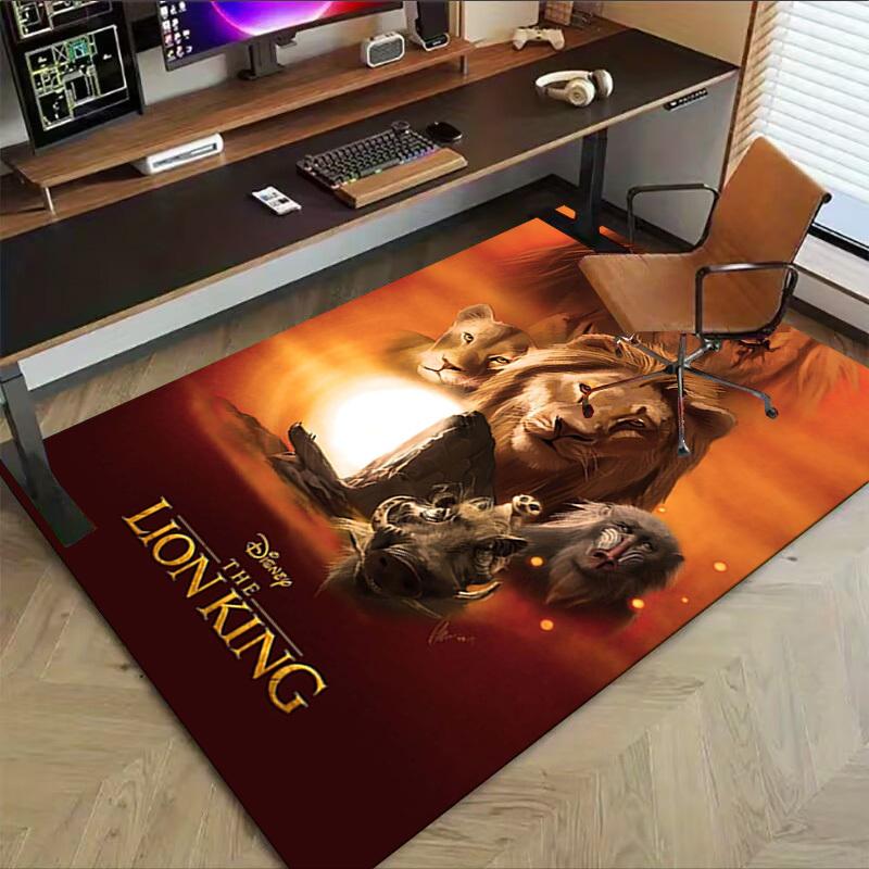 1pc Disney Lion King Carpet Office Rug Mat Home Decor Area Carpet Festival Gift Office desk chair carpet Longlasting Material1107L