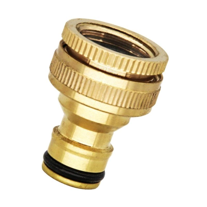 

1/2 3/4 Brass Garden Water Adapter 3/4 Thread Faucet Quick Connector Hose Water Guns Washing Machine Fitting 1