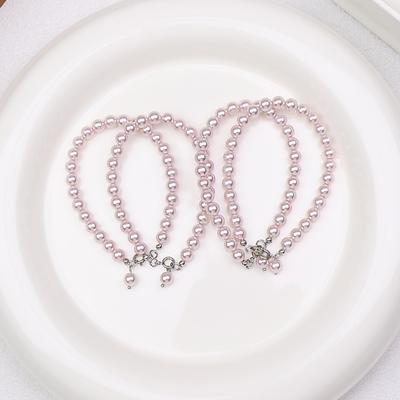 Elegant Women's Manta Rose Pearl Bracelet - Durable, Layered, Light Luxury, Versatile Handcrafted Jewelry