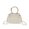 Temperament Celebrity Pearl Handbag Handmade Beaded Into Women's Bag Summer Fashion Versatile Mobile Phone Bag