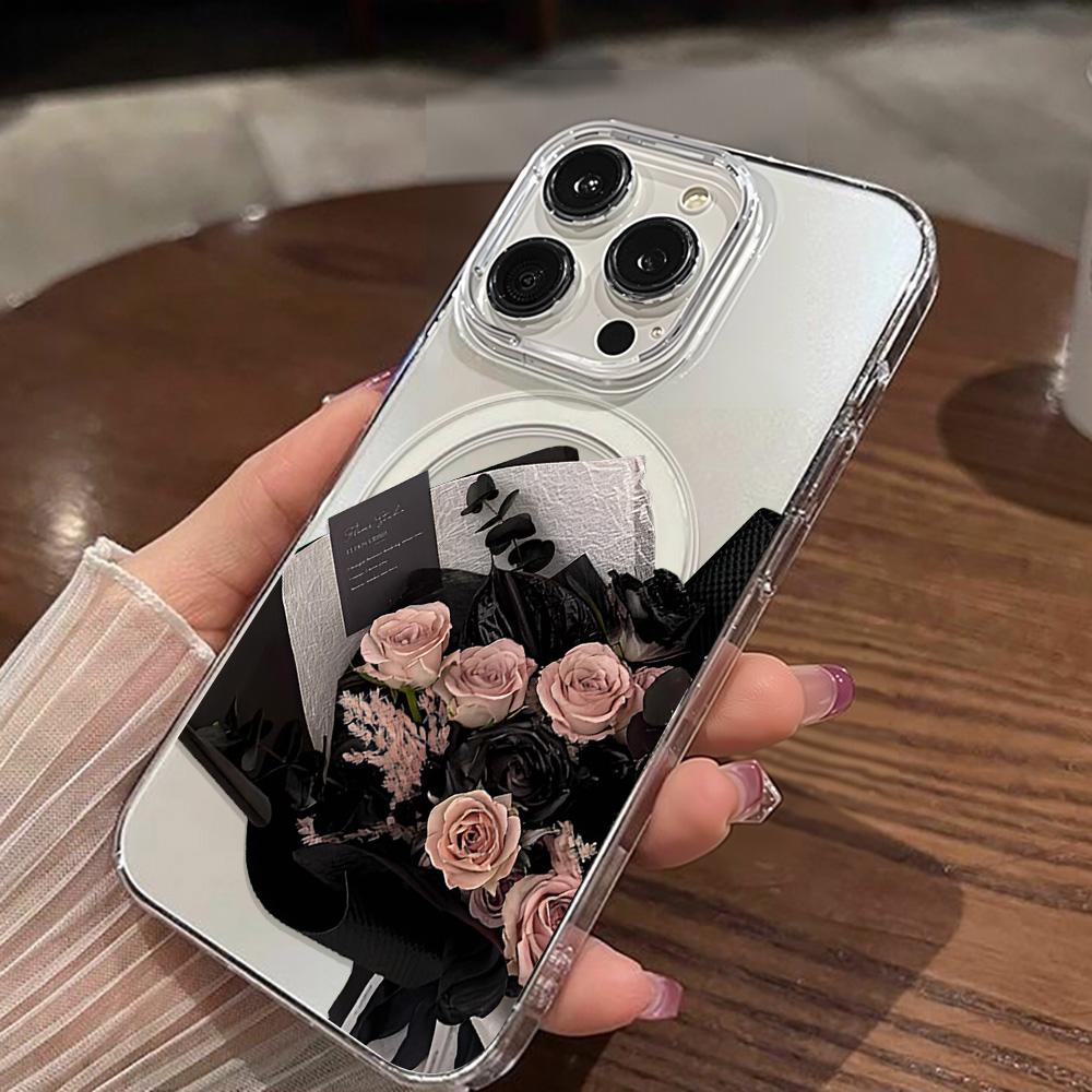 Magnetic Phone Case for iPhone 12 14 16 17 Pro 17 16 15 14 13 12 Pro Max  12 13 14 15  16 High Quality Shockproof Shell Full Protection Cute Style