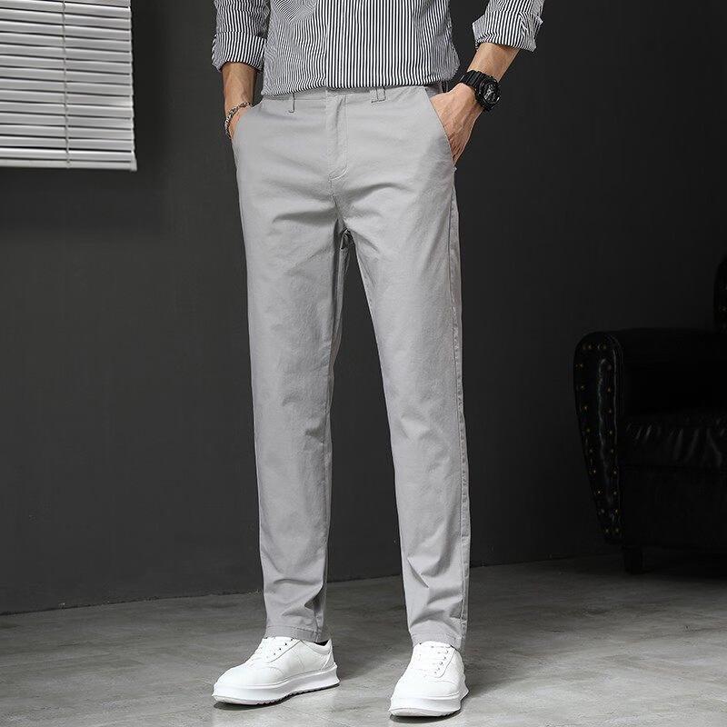 PLAYBOY Men's Straight-Leg Casual Business Pants
