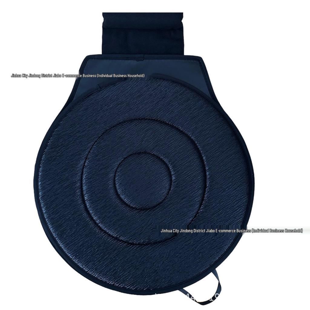 Rhombus Rotating Car Seat Cushion for Elderly and Pregnant Women - Universal Double Ring Design for All Seasons