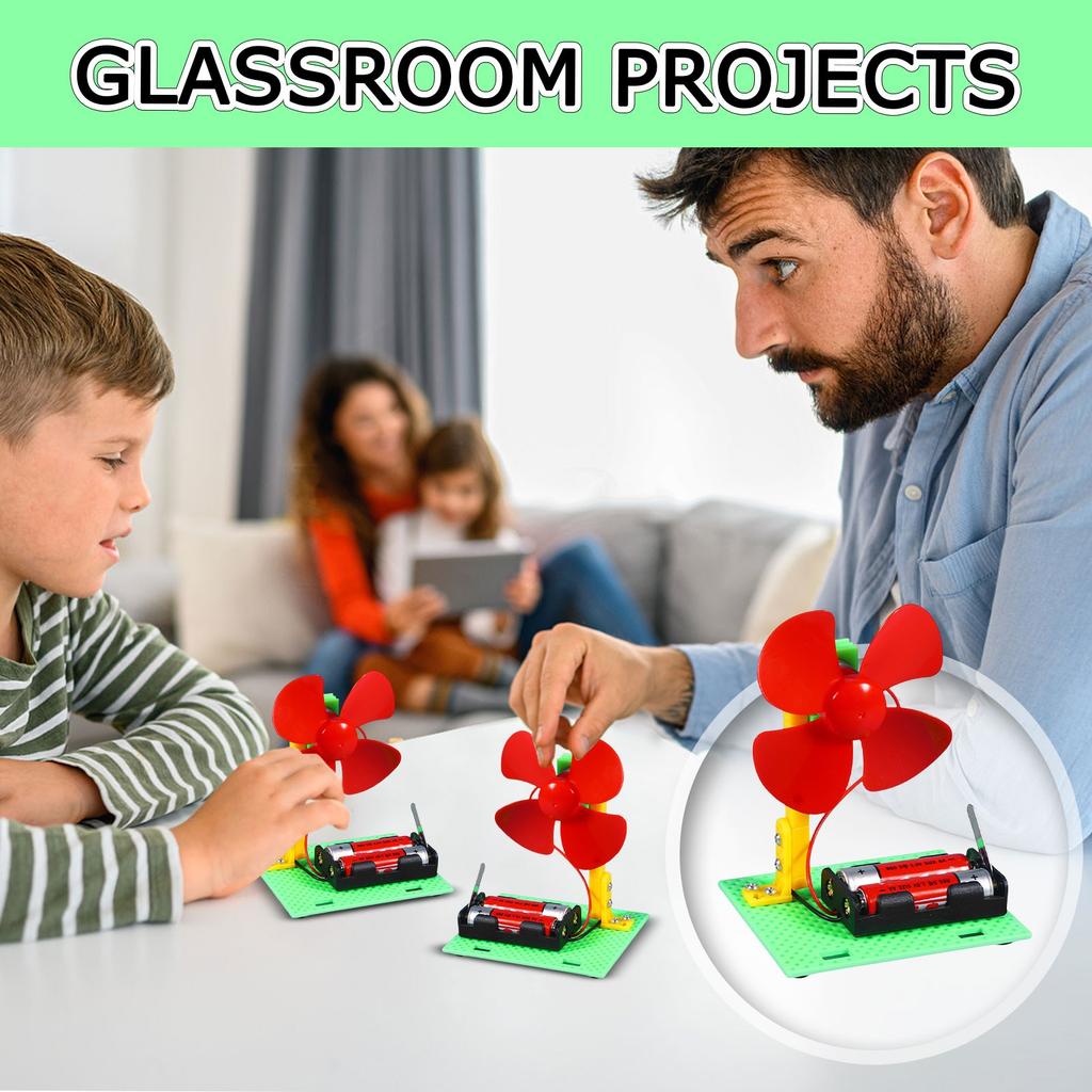 Cultivation Of Primary School Students' Interest In Handmade Science Experiments, Toy Fan Material Package