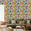 Wallpaper Small Flowers Sea and Yellow for Living Room and Bedroom 50x1000