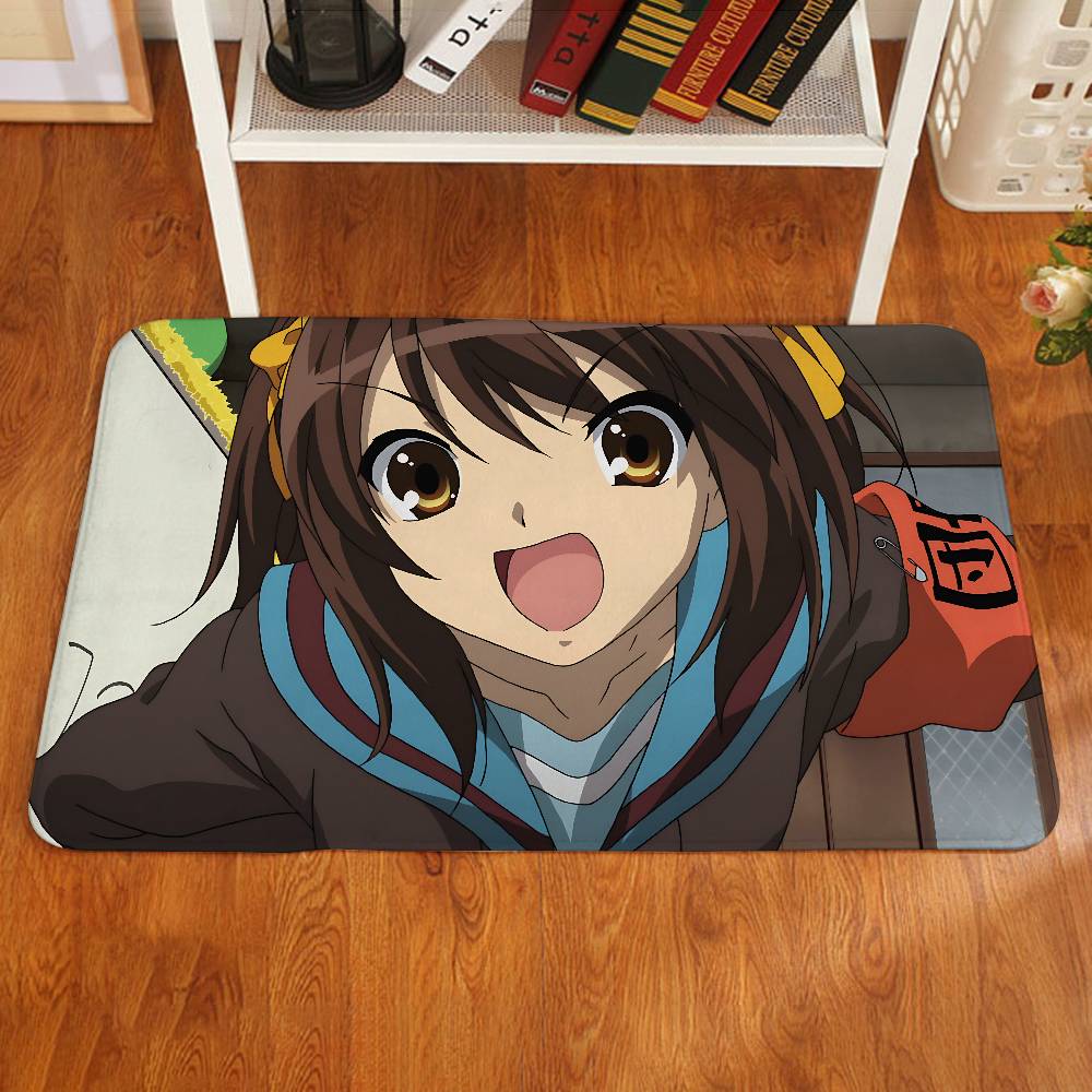 Haruhi Suzumiya Carpet For Living Room Sofa Decor Modern Rug Floor Mat For Men Bedroom Durable Area Rugs