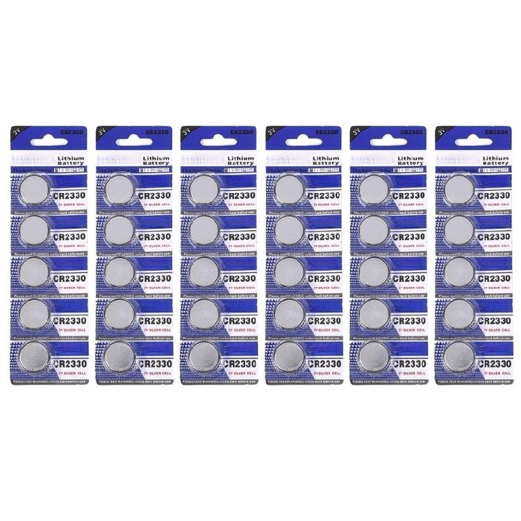 Pack of 5/10/15/20/25/30pcs CR2330 Button Cell Battery for Automotive Remote