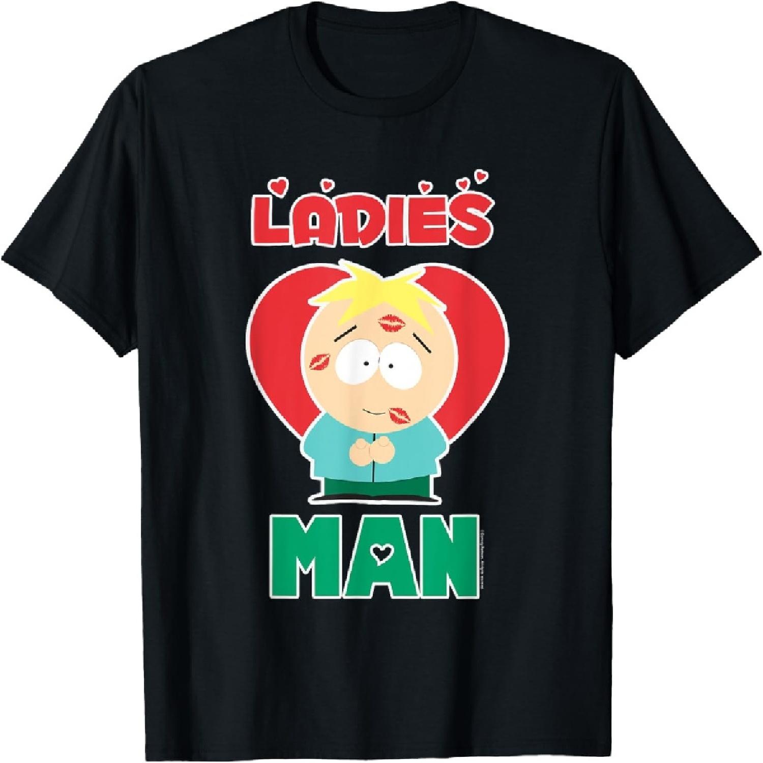 Футболка для женщин South Park День святого Валентина Баттерс Соблазнитель XXXXXL разноцветный