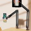 Adjustable 360 Degree Rotatable Stand Long Arm Tablet Stand Foldable Tablet Holder  Office