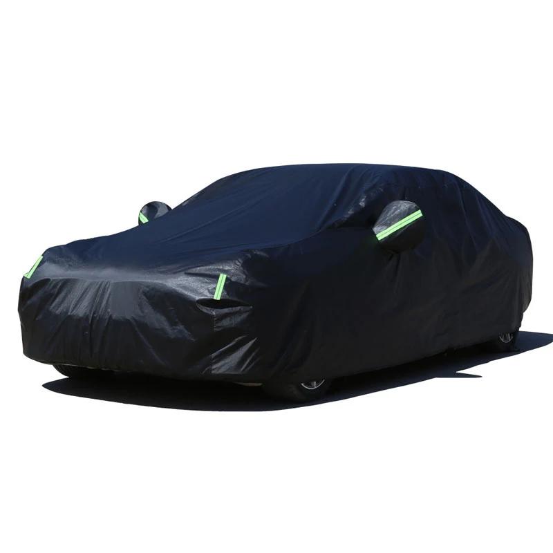 Outdoor Full Car Cover For Mazda CX-70 with Reflective Strips Waterproof Snowproof Dustproof UV Protection Auto Accessories