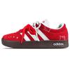 VL COURT 2.0 Leather Cushioning Abrasion Resistant Low Top Skateboard Shoes Unisex Scarlet HQ1802(Team1071-)