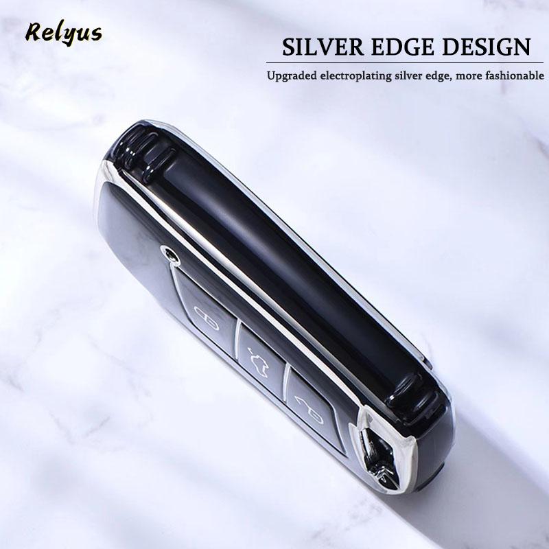 Fit For Vw Volkswagen Magotan Magotan Gte Passat B6 B7 B8 Cc Arteon Fit For Skoda Fabia Superb A7 Kodiaq Auto Tpu Key Fob Case Cover Remote