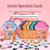 Quiet Book: Baby's Early Learning Toy for Color Recognition with Reusable Magic Stickers