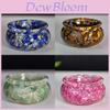 Resin Filled Natural Crystal Wealth Bowl With Handcrafted Decor For Home Gift Giving