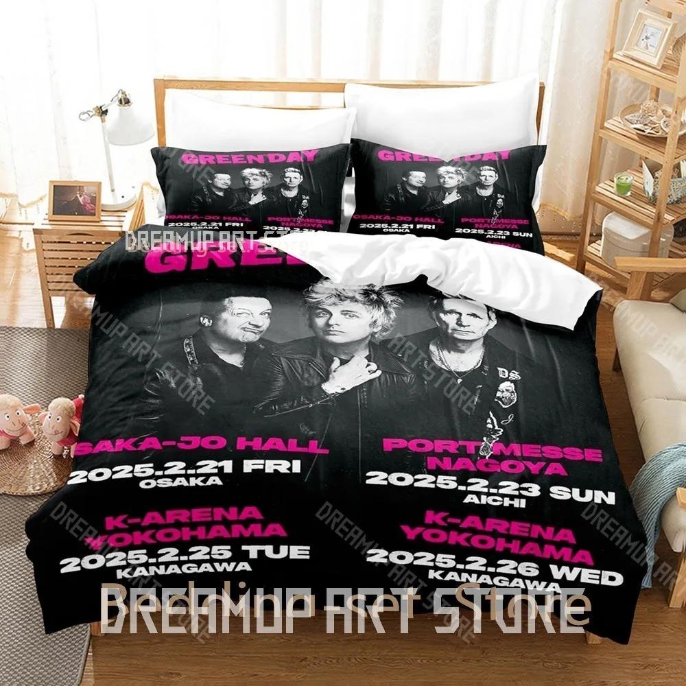 3D Print Green Day AMERICAN IDIOT Bedding Set Single Twin Full Queen King Size Bed Set Adult Kid Bedroom Duvetcover Sets