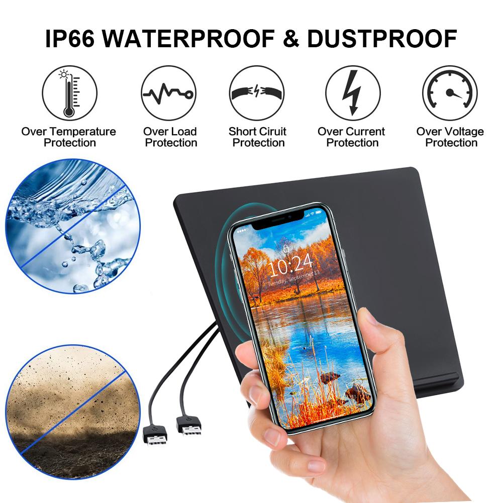 10 Вт беспроводное зарядное устройство для Tesla Model 3 2017 2018 2019 2020 аксессуары — фото 7