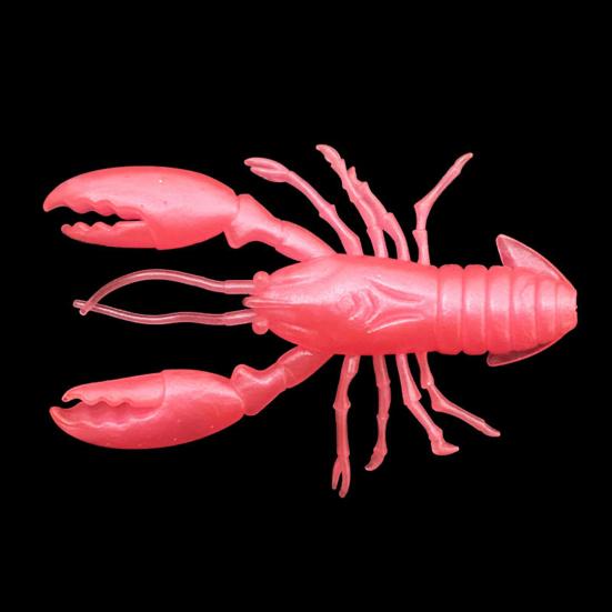 9cm/12.5g Fishing Bait Hollow Simulation Realistic Tempting Angling Soft Rubber Floating Lobster Artificial