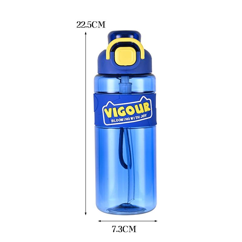 Plastic Water Bottle Sports Large Capacity With Carry Handle For Gym And Outdoors