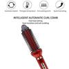 Curling Iron Brush Electric Hair Straightener Curler Comb High Quality Auto Shut Off Button Control Hair Straightener Comb