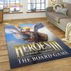 HD Heroes of Might and Magic Retro Games Rug Carpet for Living Room Bedroom Decor,Floor Mat Non-slip Decoration for Sofa Doormat