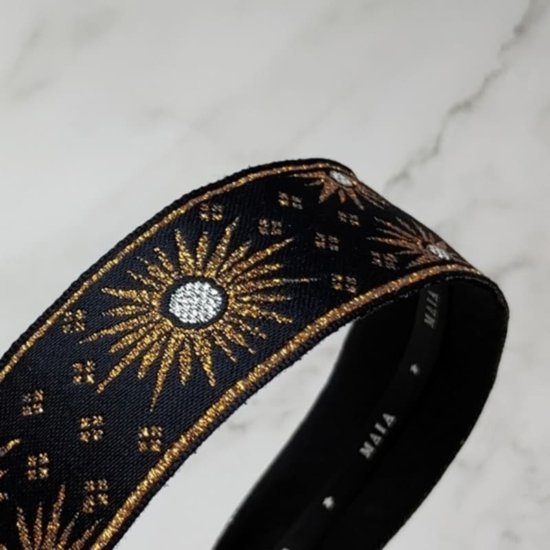 MAIA Retro Pearl Headband - Brown