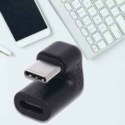 Mobile Pbone Phone Adapter Micro USB 360° Angled 180 Degree USB 3.1 Adapter USB-C Converter U-shaped Type C Male To Female