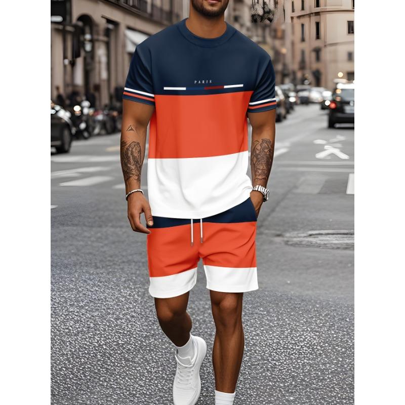 

The 2026 summer new men s suit with striped casual fashion 6XL