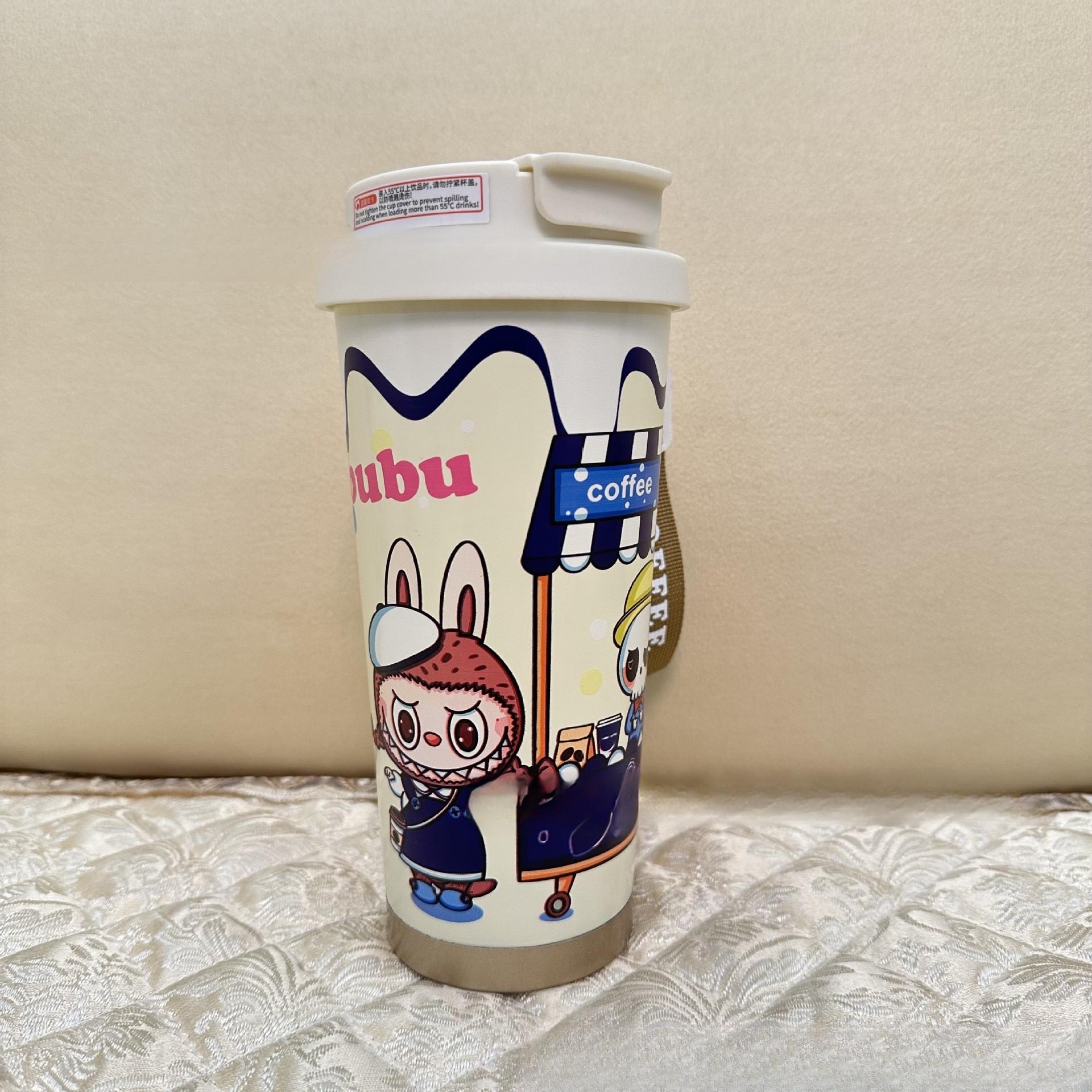 

Thermos Cup 316 Stainless Steel Coffee Cup Thermos Cup Girls High Value Straw Water Cup 520ml