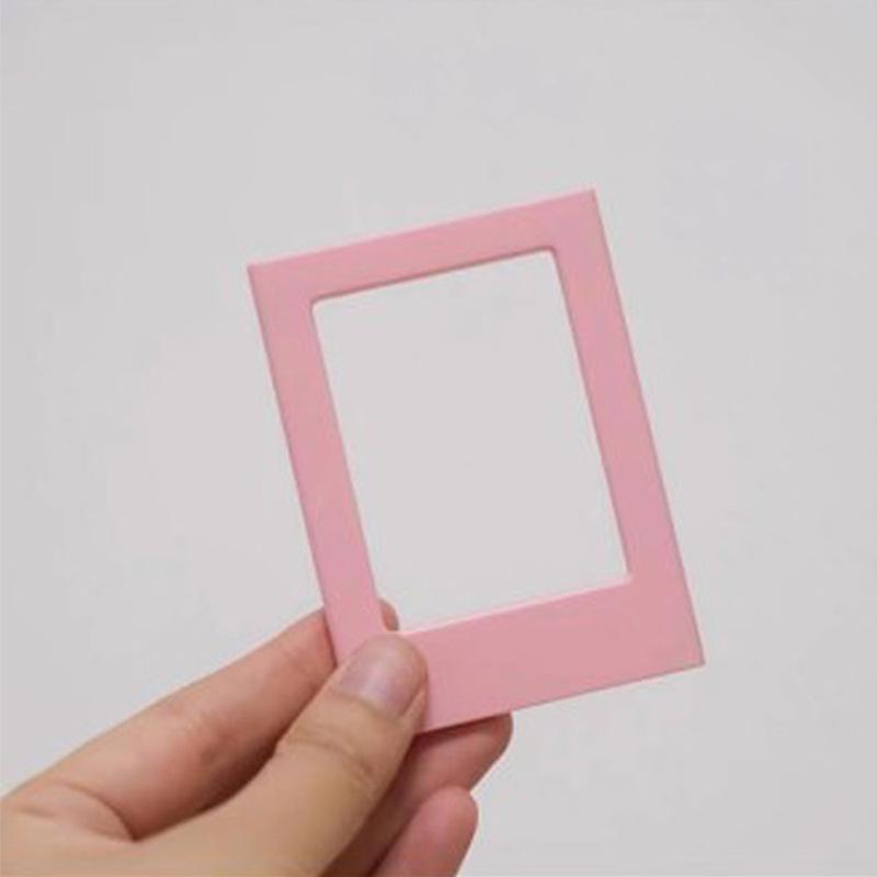 Bunter magnetischer 3-Zoll-Polaroid-Fotorahmen und Ständer
