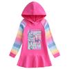 Kpop Demon Hunter Princess Hooded Long Sleeve Ruffle Dress