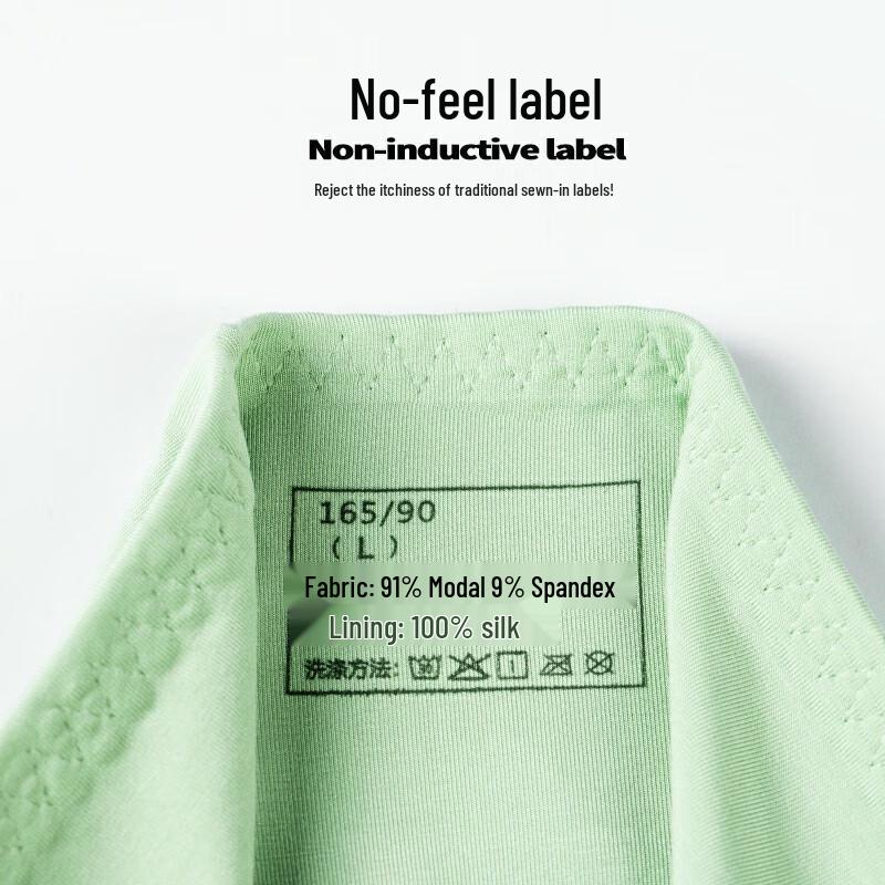 TINSINO Women's High-Waist Mulberry Silk Modal Underwear H9105