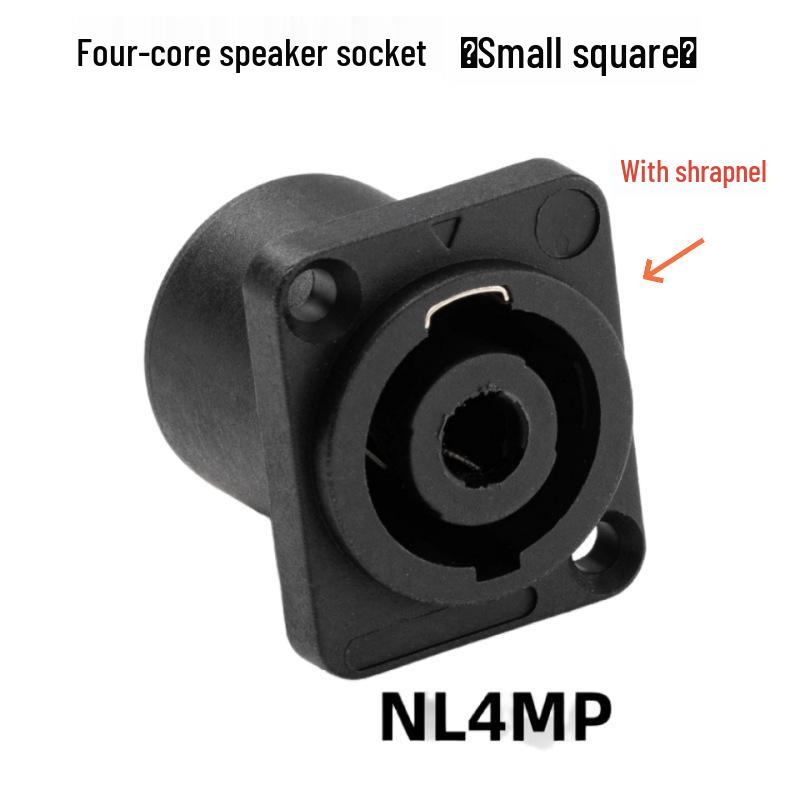 

NL4FC 4P Ohm Metal Audio Connector Socket for Stage Speakers and Amplifiers