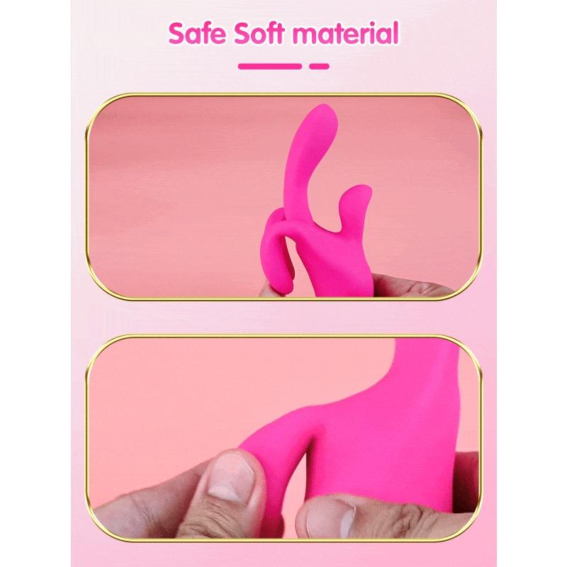Wiggle Finger Vibrator G-Spot Vagina Vibrator Clitoris Stimulator 3 In 1 Female Masturbation Adult Goods Sex Toy for Women