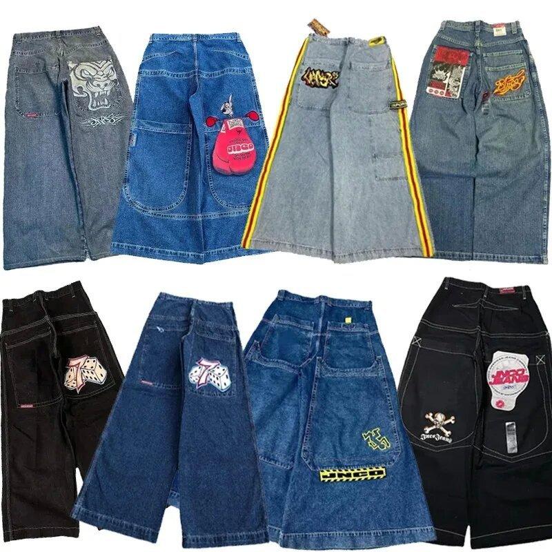 This year's bestseller: JNCO graphic jeans Y2K hip-hop loose jeans for men and women Harajuku wide-leg jeans