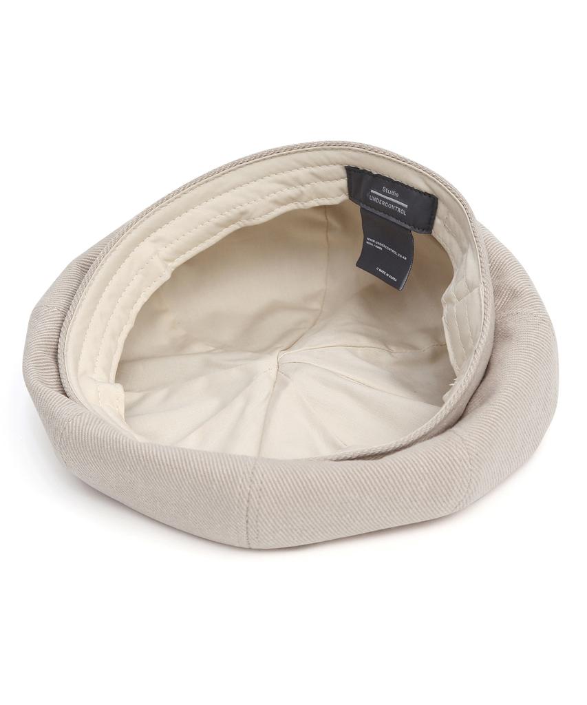 Eondeokeonteulolseutyudio Autumn Beret Bread Beret / Ht / W Beige