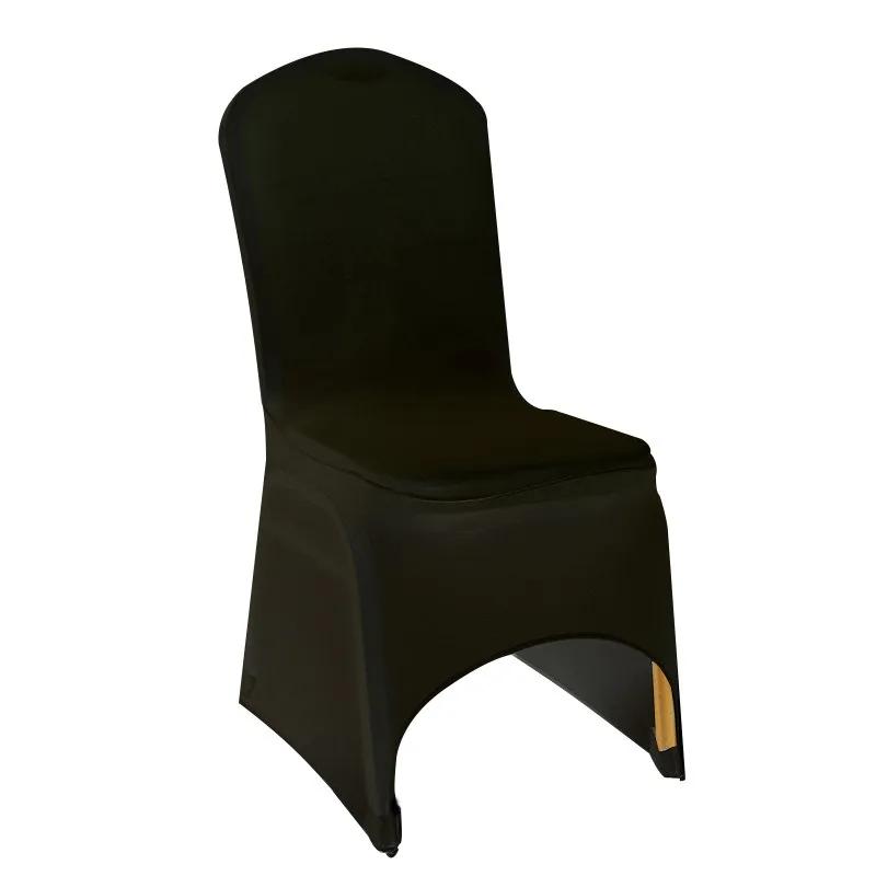 

1PC білий чохол для стільця спандекс стрейч чохол для стільця весілля день народження ресторан банкет готель обідня вечірка універсальний 1pc
