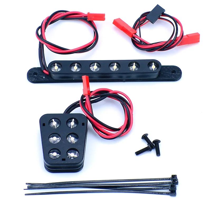 LED Headlights Taillight COB Headlights for 1/6 Traxxas RC Car XRT 8S 4WD Buggy Truck Upgrade Parts
